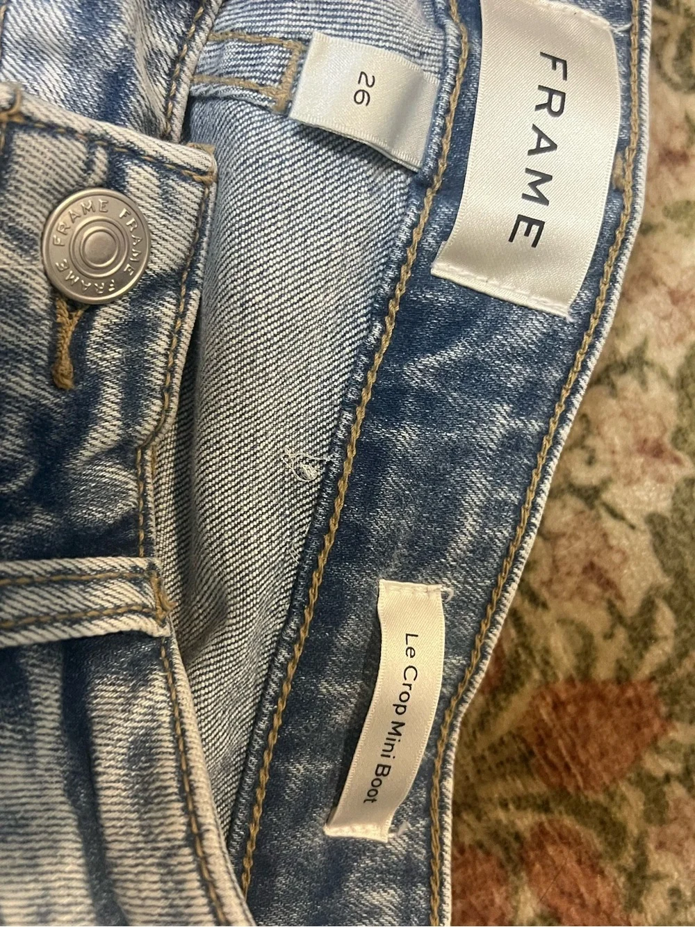 Frame Le Crop Mini Boot Cosette Size 26 - Picture 5 of 6
